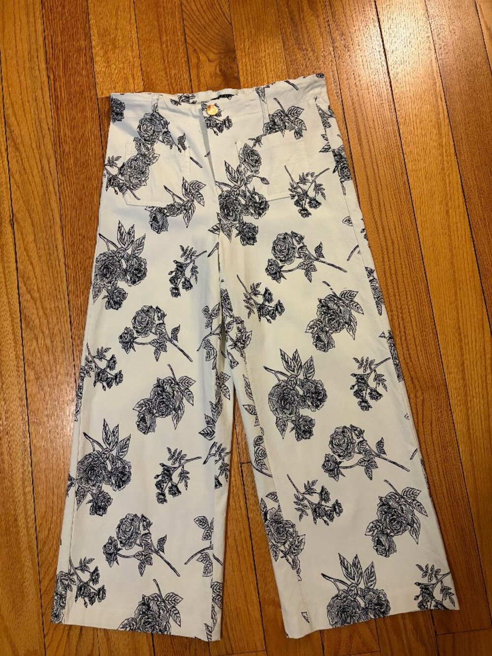 Rose Print Jean/Pant